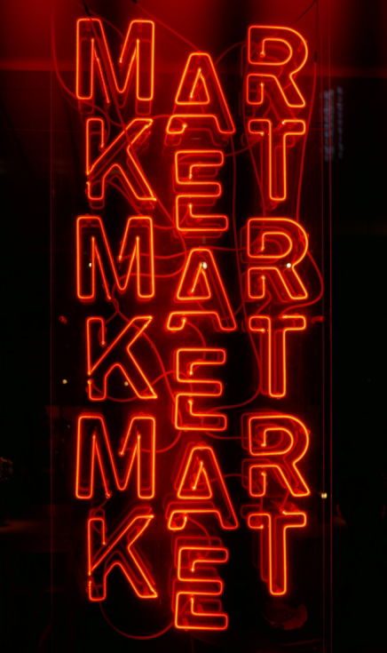 red market sign